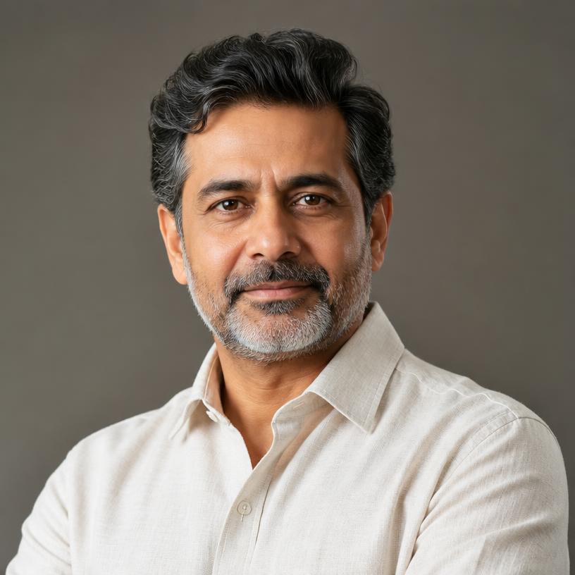 Vikram Mehta portrait